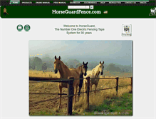 Tablet Screenshot of horseguardfence.com